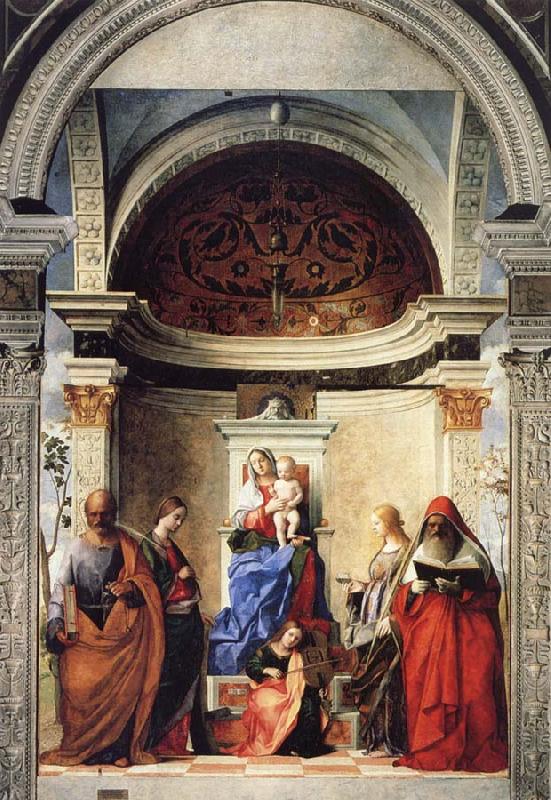 Gentile Bellini Pala di San Zaccaria oil painting image
